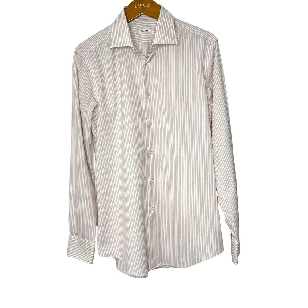 Pal Zileri striped button‎ front shirt